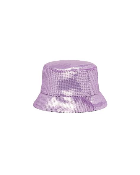 Lilium/black Sequin bucket hat 